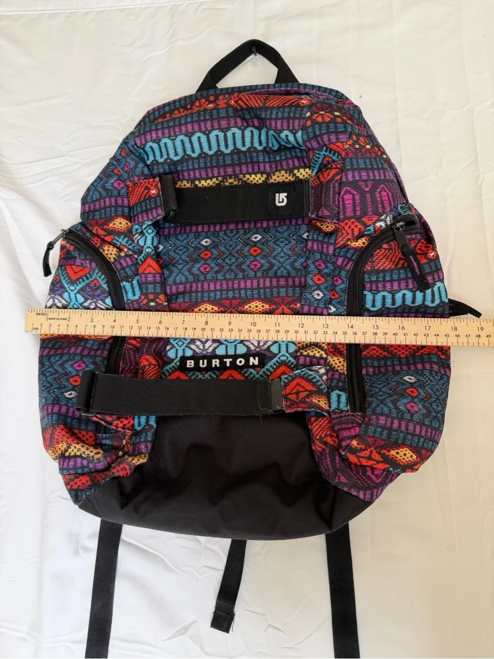 Burton Multicolor Aztec Pattern Backpack - Treble Yell